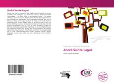 Bookcover of André Sainte-Laguë