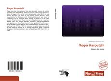 Capa do livro de Roger Karoutchi 