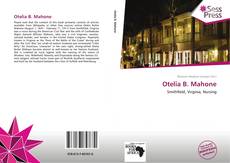 Bookcover of Otelia B. Mahone