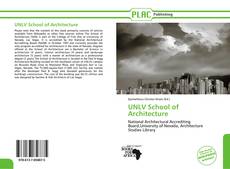 Buchcover von UNLV School of Architecture