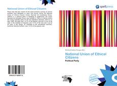 Bookcover of National Union of Ethical Citizens