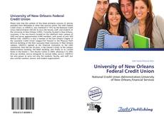University of New Orleans Federal Credit Union kitap kapağı