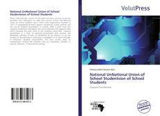 Capa do livro de National UnNational Union of School Studentsion of School Students 