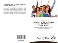 Borítókép a  University of North Carolina at Chapel Hill School of Public Health - hoz