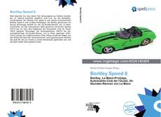 Bookcover of Bentley Speed 8