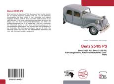 Capa do livro de Benz 25/65 PS 