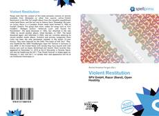 Violent Restitution kitap kapağı