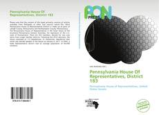 Pennsylvania House Of Representatives, District 183 kitap kapağı