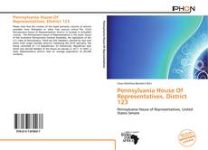 Bookcover of Pennsylvania House Of Representatives, District 123