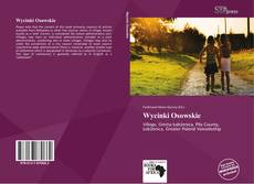 Portada del libro de Wycinki Osowskie