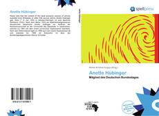 Anette Hübinger kitap kapağı