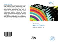 Capa do livro de Anetta Kahane 
