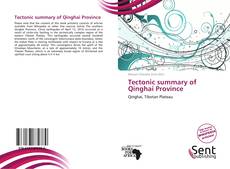 Capa do livro de Tectonic summary of Qinghai Province 