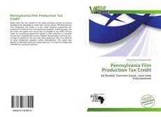 Buchcover von Pennsylvania Film Production Tax Credit