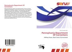 Pennsylvania Department Of Corrections的封面