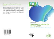 Pennsylvania Democratic Primary, 2004 kitap kapağı