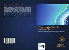 Copertina di Pennsylvania Courts Of Common Pleas