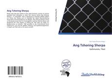 Bookcover of Ang Tshering Sherpa