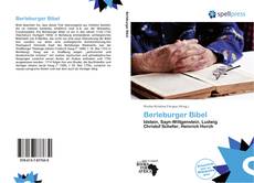 Buchcover von Berleburger Bibel