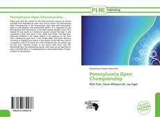 Capa do livro de Pennsylvania Open Championship 
