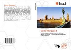 Portada del libro de David Marquand