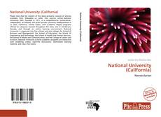 Обложка National University (California)