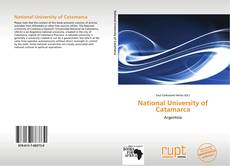 Copertina di National University of Catamarca