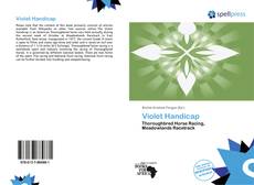 Buchcover von Violet Handicap