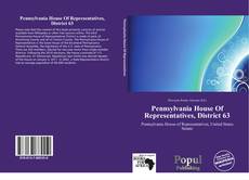 Portada del libro de Pennsylvania House Of Representatives, District 63