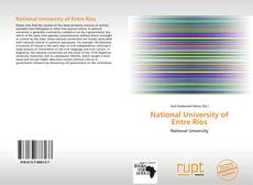 Buchcover von National University of Entre Ríos