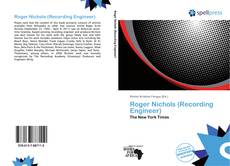 Roger Nichols (Recording Engineer) kitap kapağı