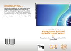 Buchcover von Pennsylvania House Of Representatives, District 32