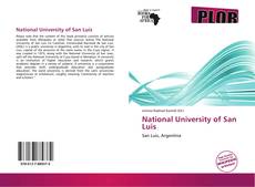 Bookcover of National University of San Luis