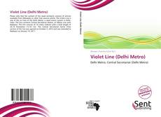 Capa do livro de Violet Line (Delhi Metro) 