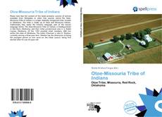 Otoe-Missouria Tribe of Indians kitap kapağı