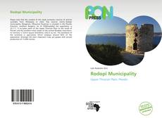 Buchcover von Rodopi Municipality