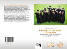 Bookcover of University of the Andes (Venezuela)