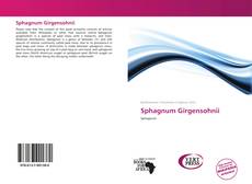 Sphagnum Girgensohnii kitap kapağı