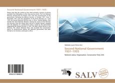 Bookcover of Second National Government 1931–1935