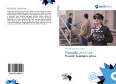 Capa do livro de Rodolfo Jiménez 