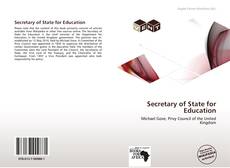 Secretary of State for Education kitap kapağı