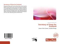 Capa do livro de Secretary of State for Scotland 