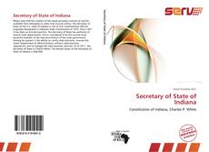 Bookcover of Secretary of State of Indiana