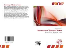Bookcover of Secretary of State of Texas