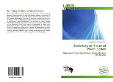 Capa do livro de Secretary of State of Washington 