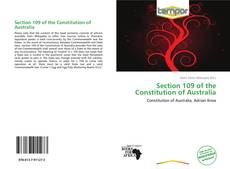 Buchcover von Section 109 of the Constitution of Australia