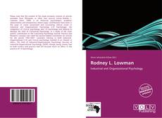 Rodney L. Lowman kitap kapağı