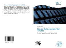 Portada del libro de Secure Data Aggregation in WSN