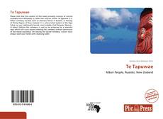Capa do livro de Te Tapuwae 