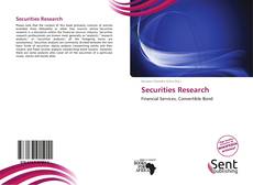 Borítókép a  Securities Research - hoz